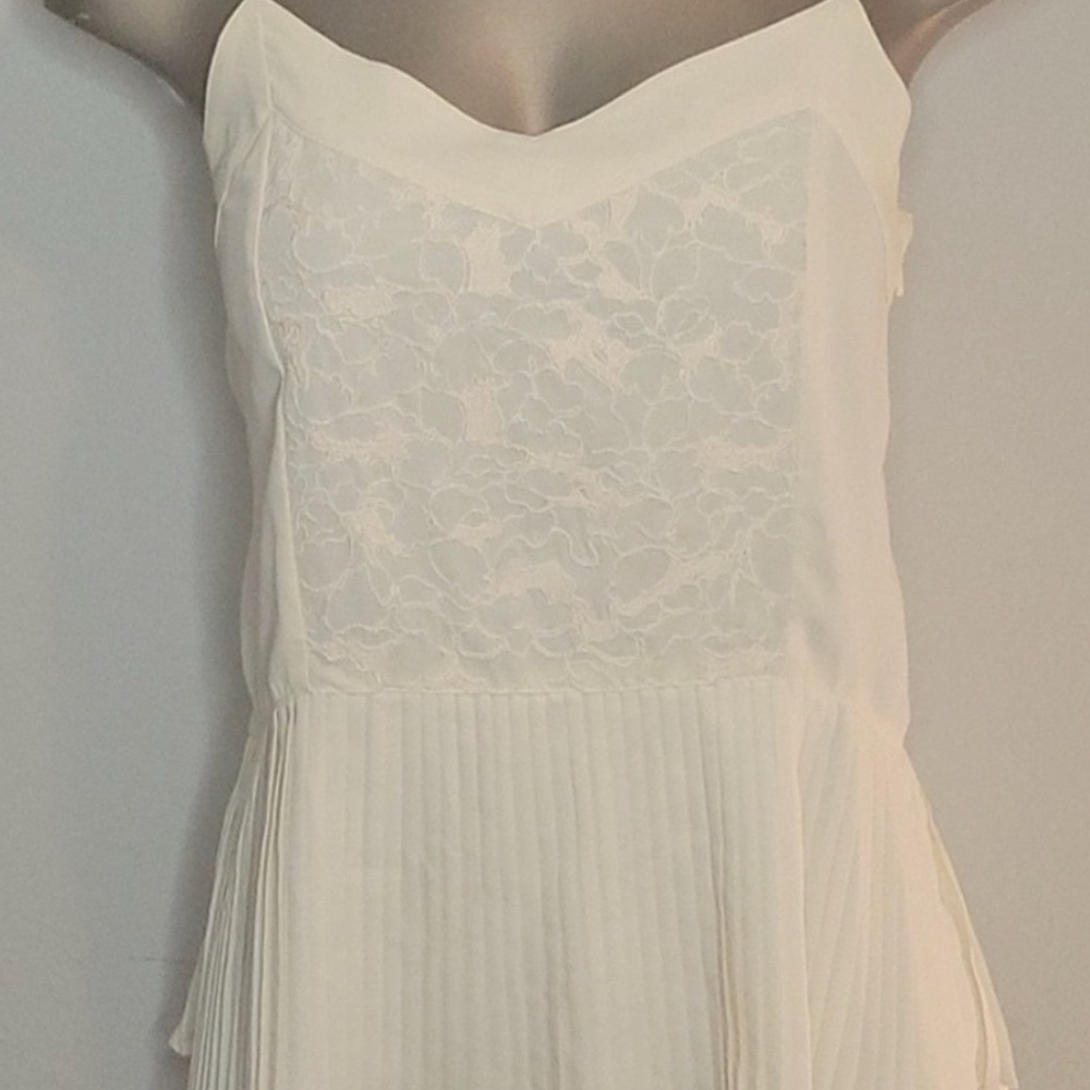 American Eagle White Lace Cami Top